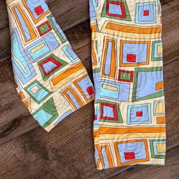 HOUSE OF SUNNY Pepperland Puzzle Print High Rise Knit Pants, Multi, 2 - Picture 8 of 13